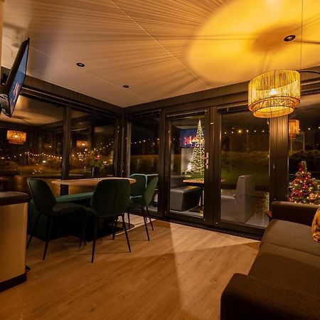 Middelaar Houseboat Met Dakterras Mookerplas المظهر الخارجي الصورة