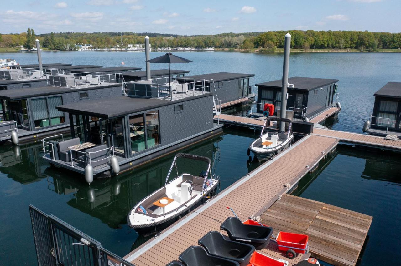 Middelaar Houseboat Met Dakterras Mookerplas المظهر الخارجي الصورة