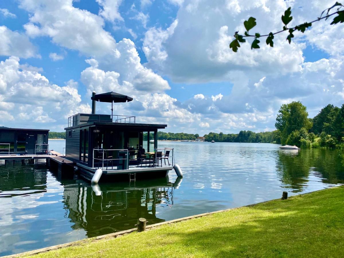 Middelaar Houseboat Met Dakterras Mookerplas المظهر الخارجي الصورة